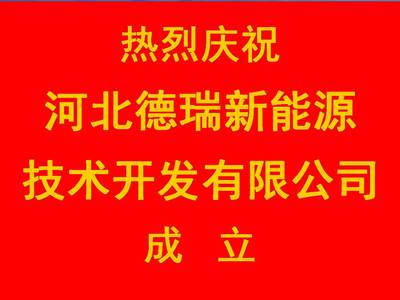 热烈祝贺河北新能源技术开发成立